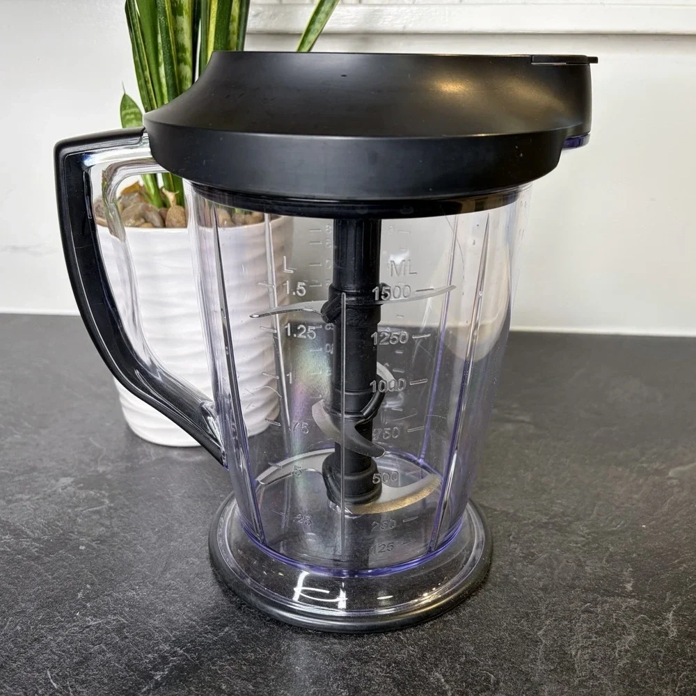 NINJA Master Prep Professional‎ Replacement 48 oz 6 Cup Pitcher Lid Blade EUC